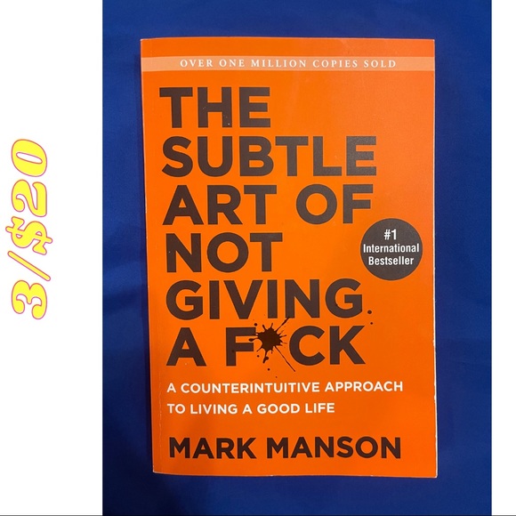 Other - 📚 3/$20 📚 The Subtle Art of Not Giving a F$ck!